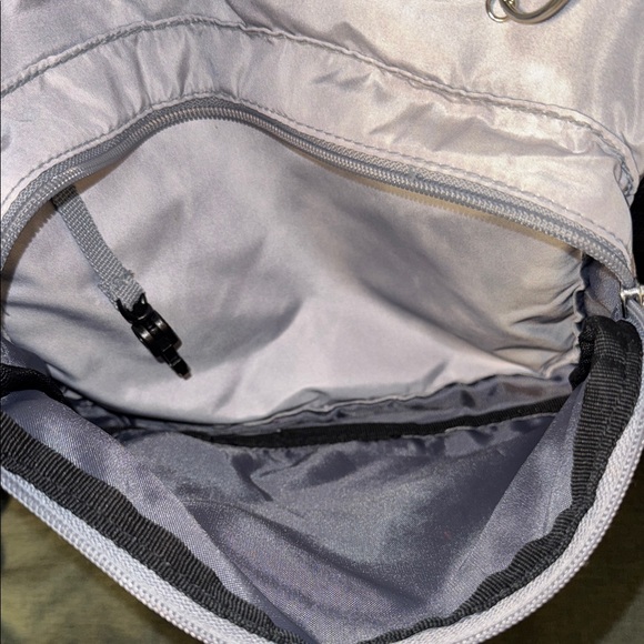 Adidas Gray Backpack with Black Mesh Accents - Picture 4 of 8